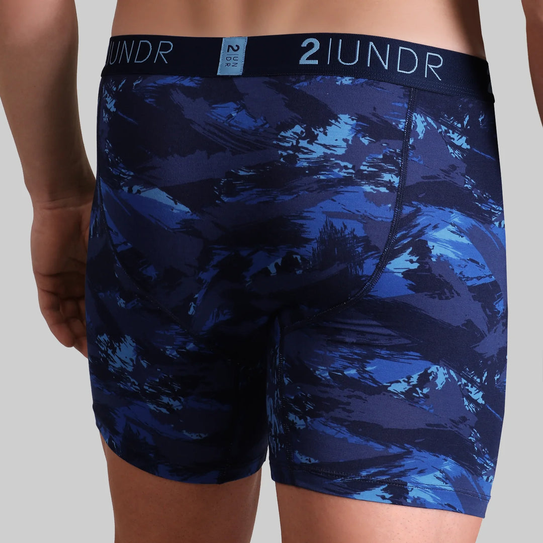 Swing Shift Boxer Brief - Blue Storm