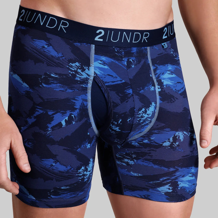 Swing Shift Boxer Brief - Blue Storm