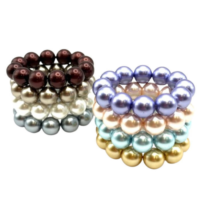 Pink Bubble Pearl Bracelet