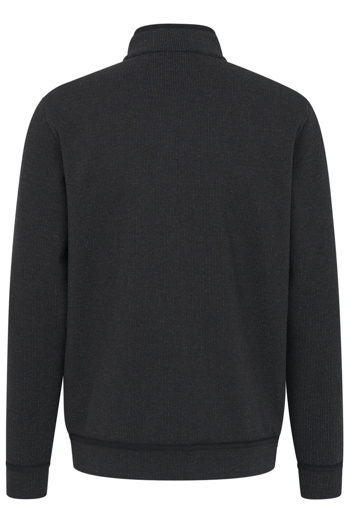 Sweatshirt with light structure in black
