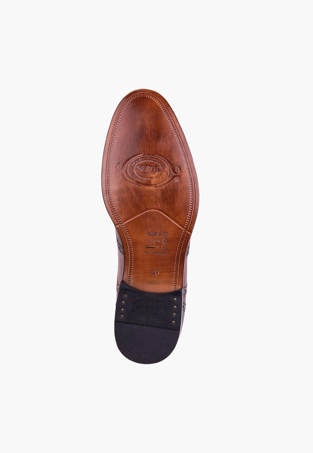 Claremont Derby Cognac - SEPOL Shoes