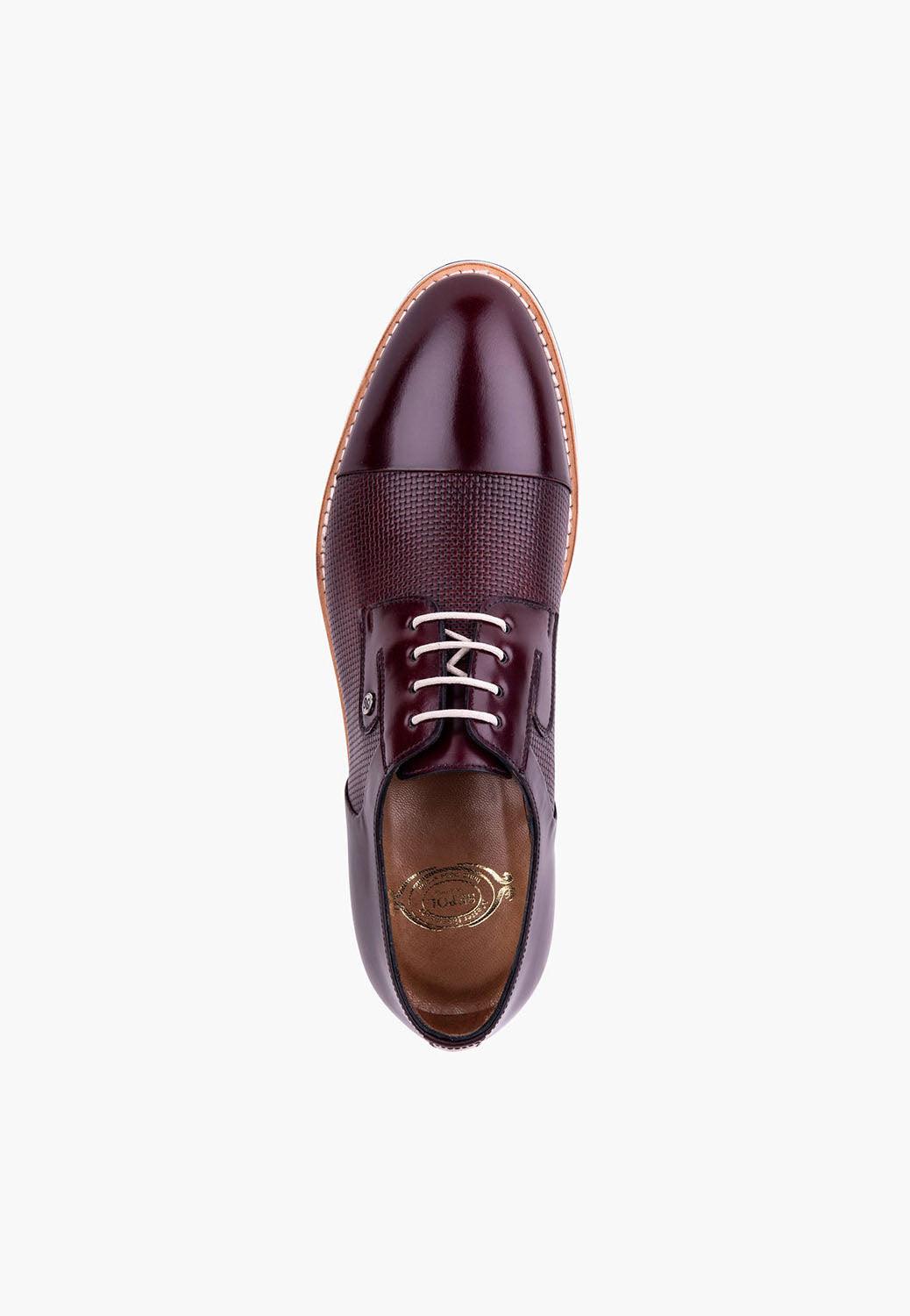 Clemente Lace Up Burgundy - SEPOL Shoes