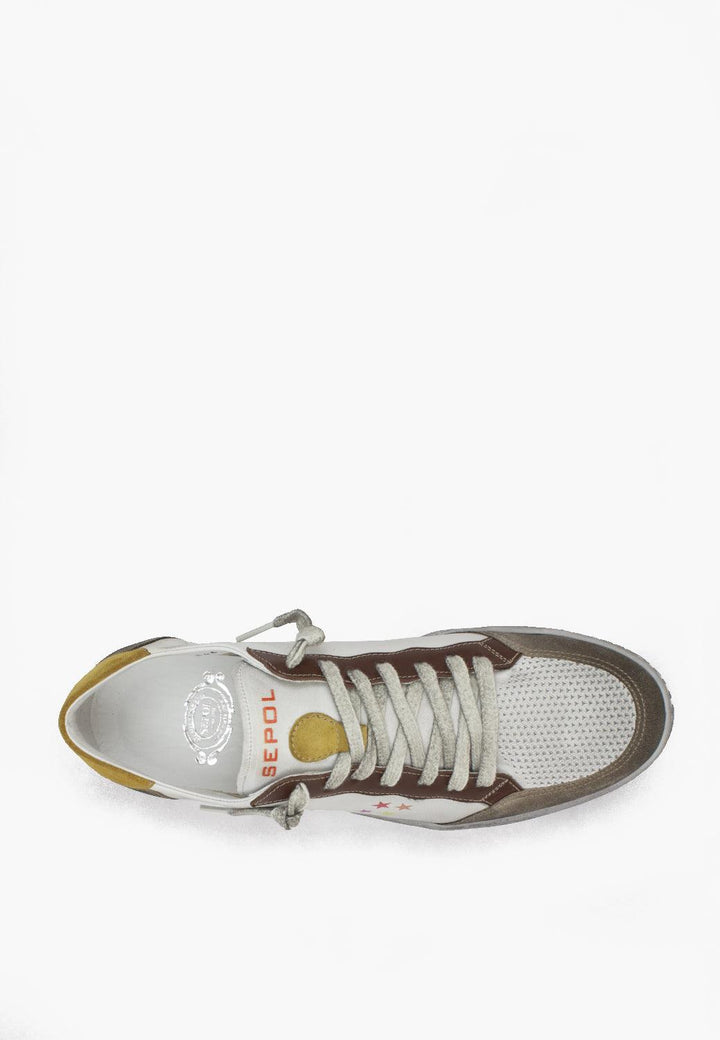 Constantinople Sneaker White Tan - SEPOL Shoes