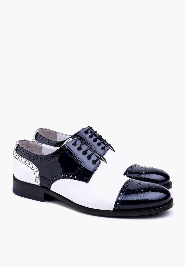 Dublin Derby Navy-White - SEPOL Shoes