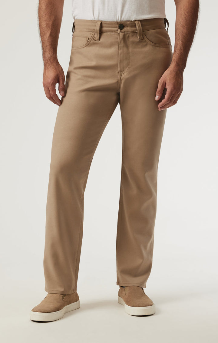 34 Heritage Charisma Relaxed Straight Pants in Khaki High Flyer, alternate view