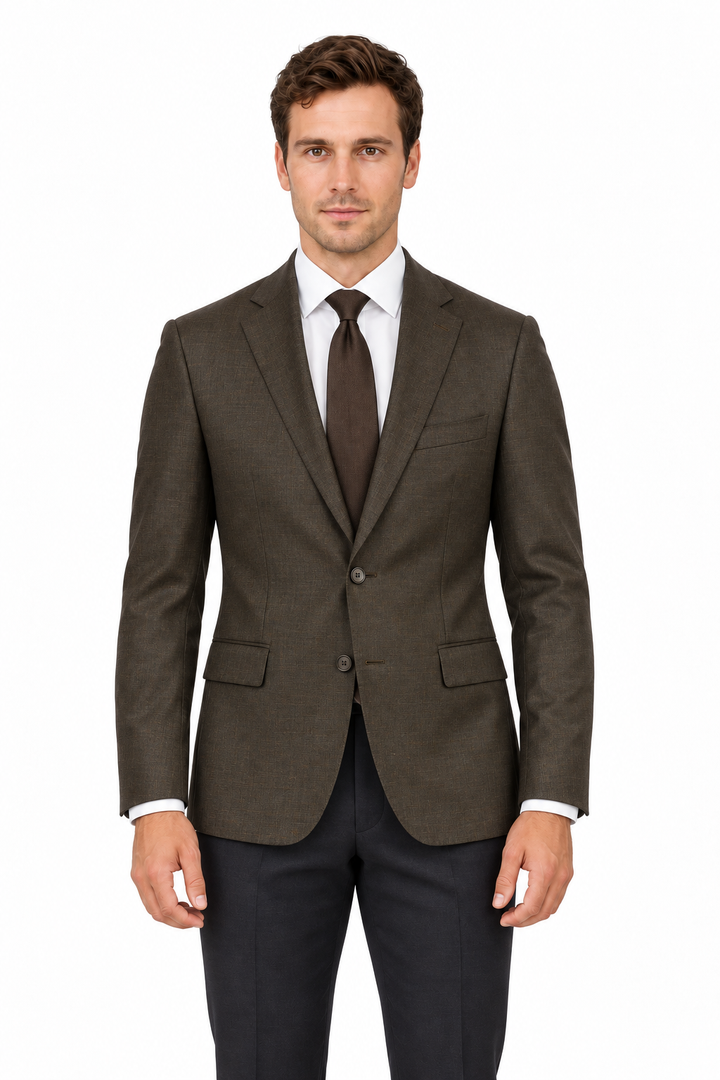 E85100-2-Enzo Vegan Leather Jacket-Brown
