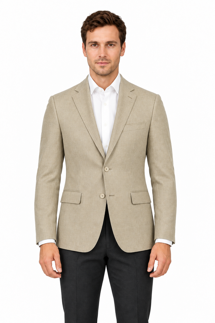 E85000-2-Enzo Vegan Suede Jacket-Tan