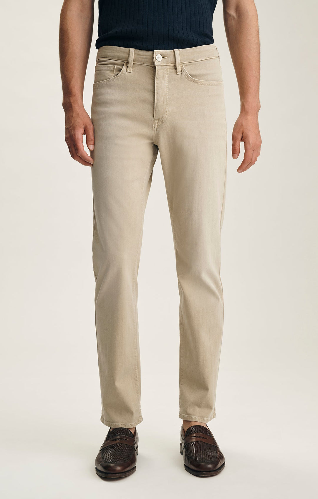 Charisma Relaxed Straight Leg Pants - Sand