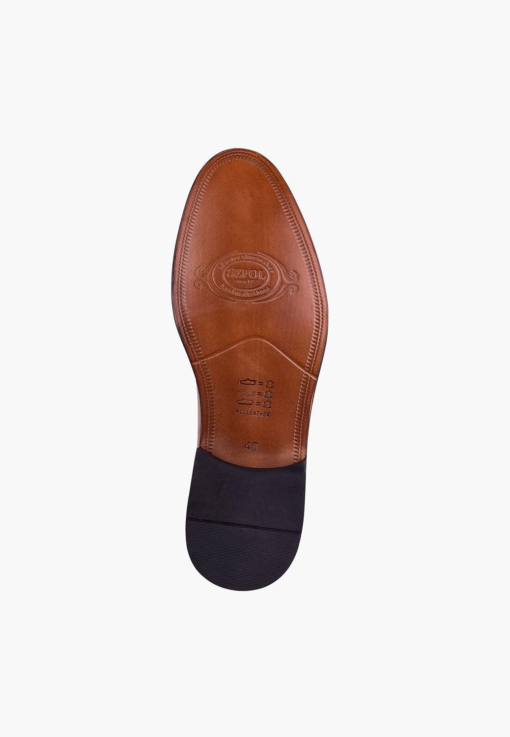 Formal Derby Brandy - SEPOL Shoes