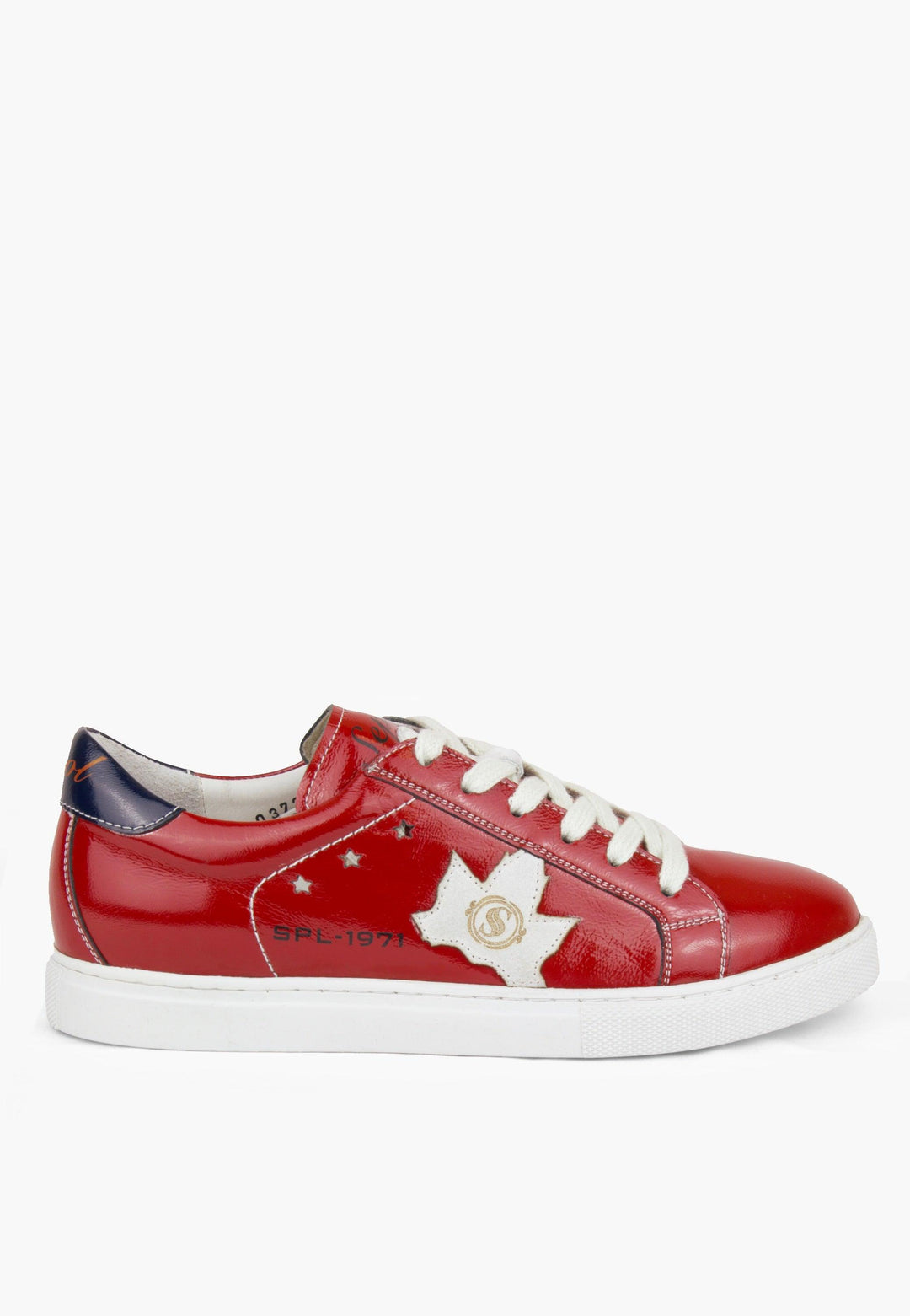 Fresh Leather Sneaker Red - SEPOL Shoes