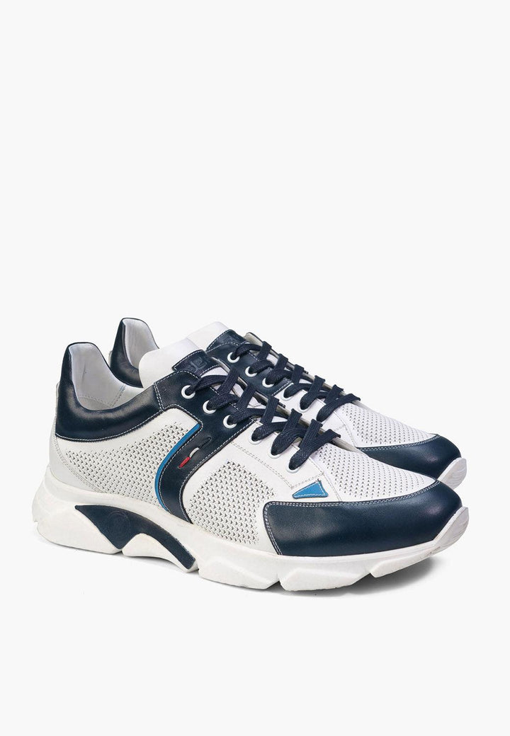 Giovane Sneaker White Navy - SEPOL Shoes