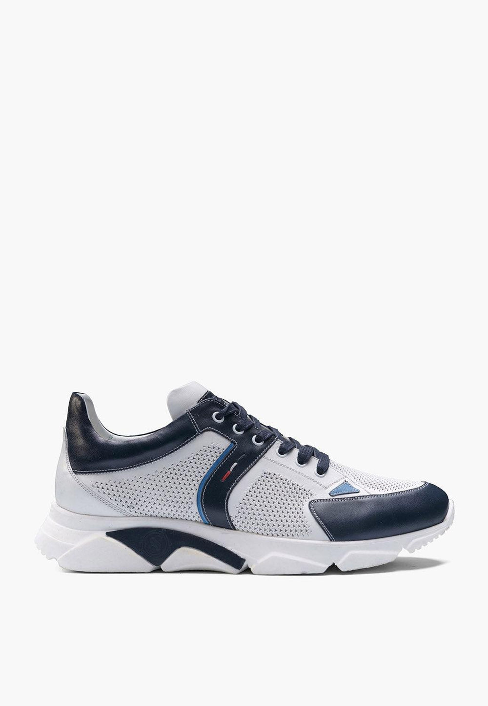 Giovane Sneaker White Navy - SEPOL Shoes