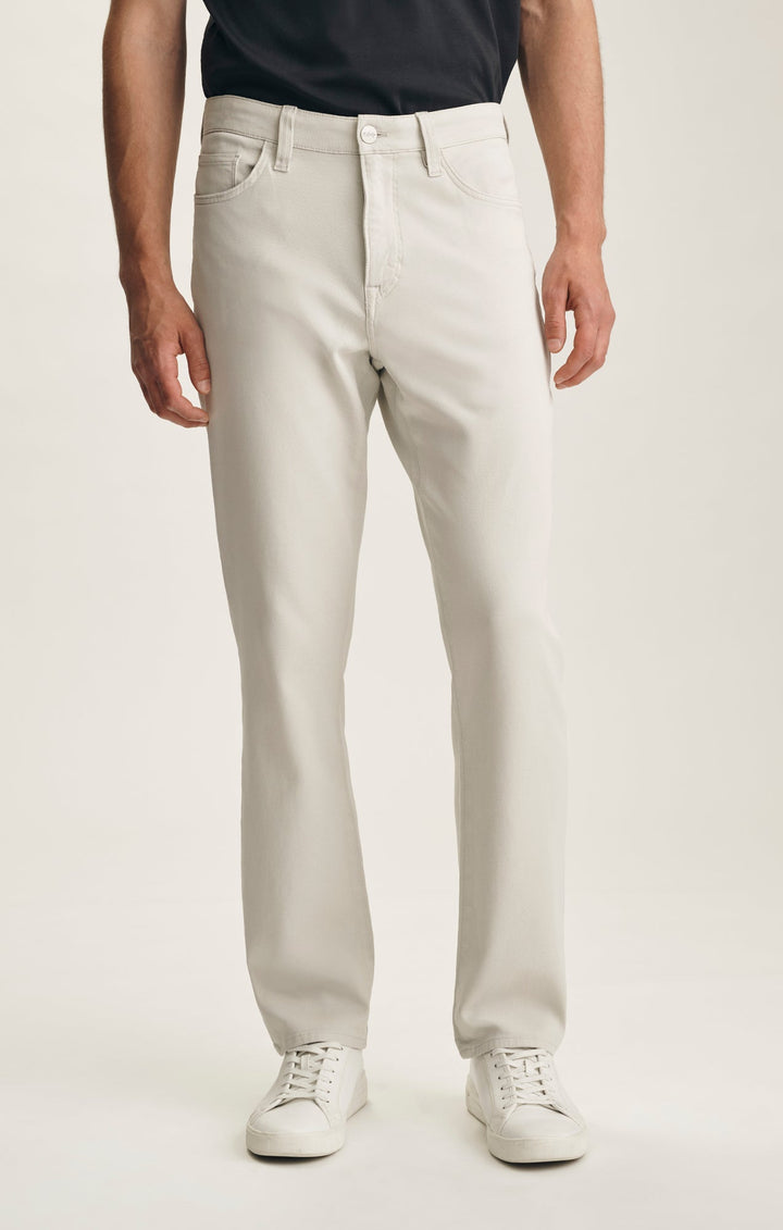 Charisma Relaxed Straight Pants In Bone Cloud Luxe