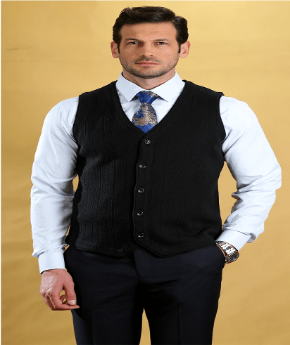 The Staple Vest(Black)