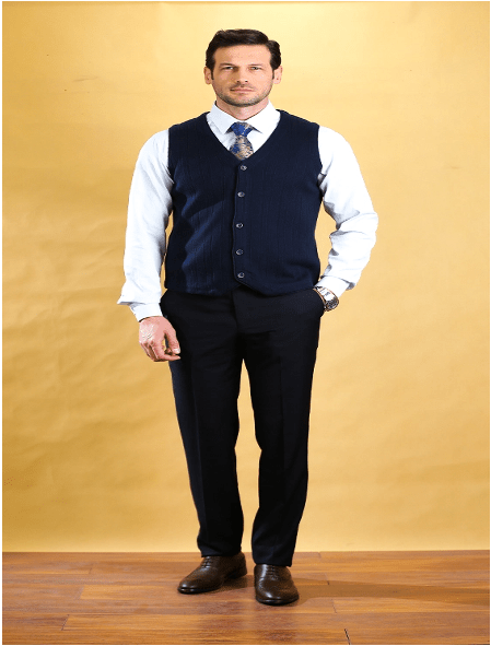 The Staple Vest(Navy)