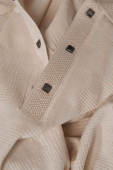 The Mercerized Cotton Polo (Cream)