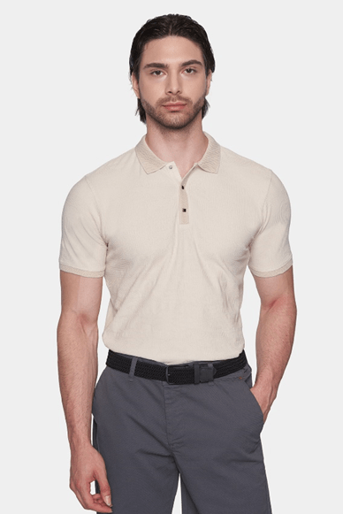 The Mercerized Cotton Polo (Cream)