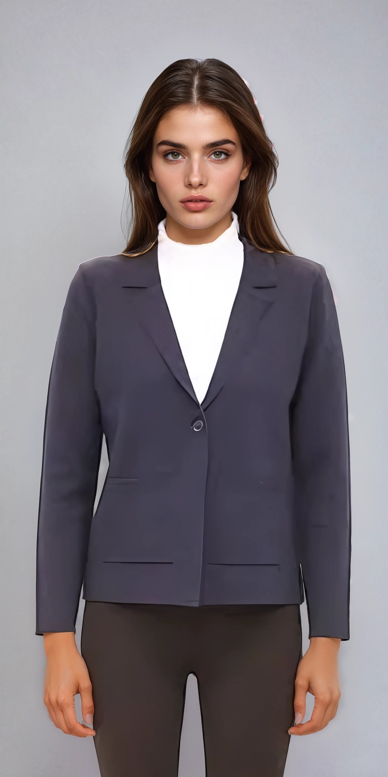 Knit Blazer - Navy – Morneault's Stackpole Moore Tryon