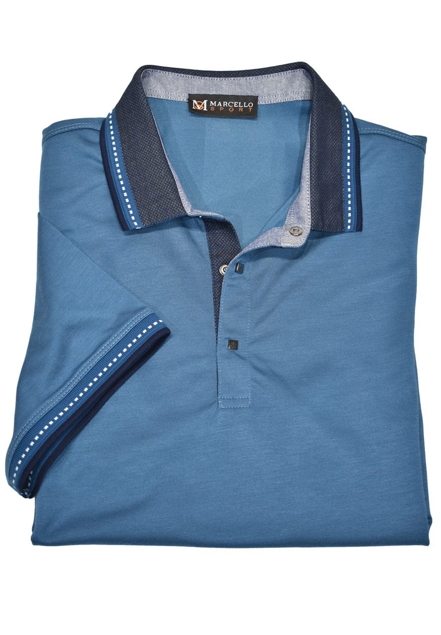 401 Performance Lux Mens Polo Shirt - Marcello Sport