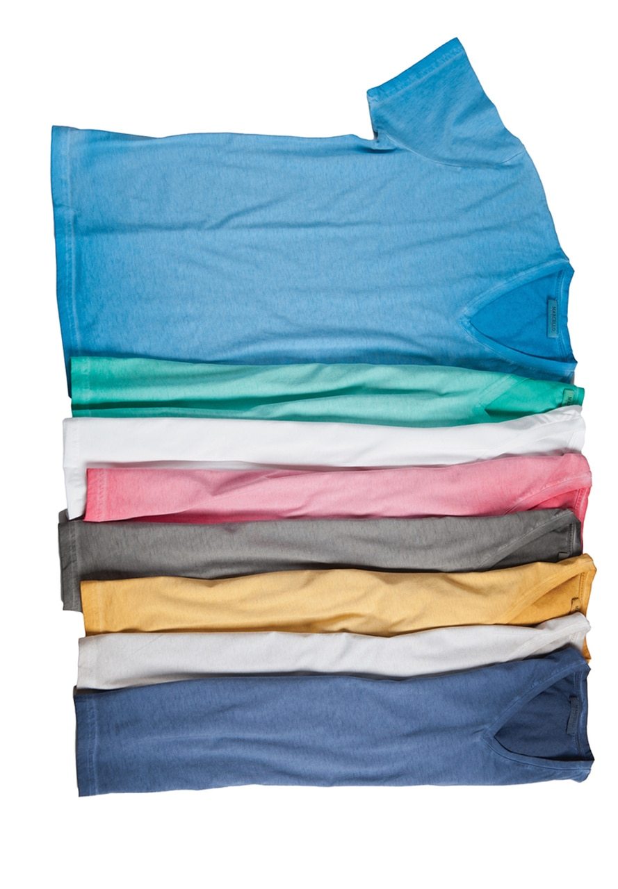 677V Men's Tea Stained Tee 8 colors - Marcello Sport