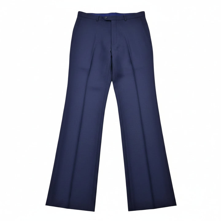 GILES & JASPER STRETCH WOOL BRISTOL BLUE DRESS PANTS