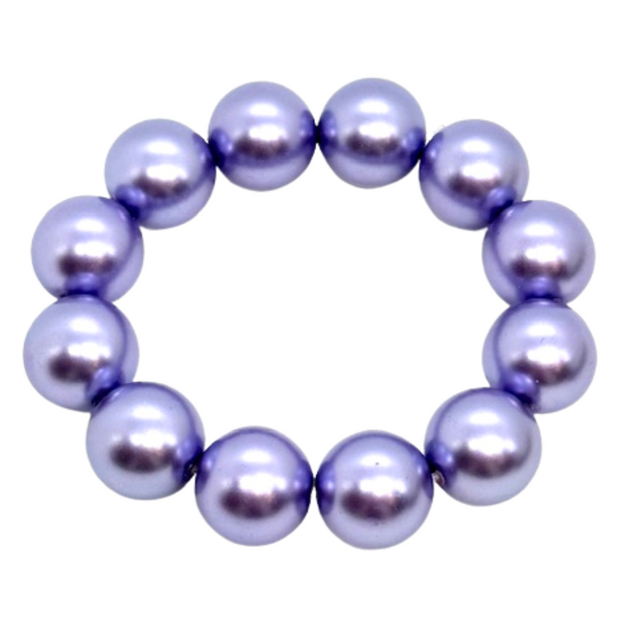 Lavender Bubble Pearl Bracelet
