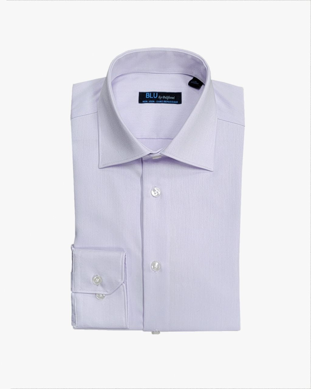 Blu Polifroni Prato Dress Shirt - Lavender Check