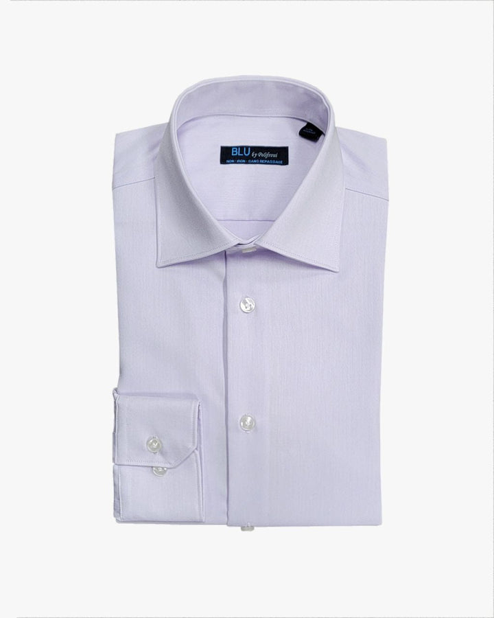 Blu Polifroni Prato Dress Shirt - Lavender Check