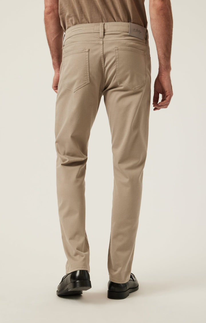 Charisma Relaxed Straight Pants - Sand Coolmax