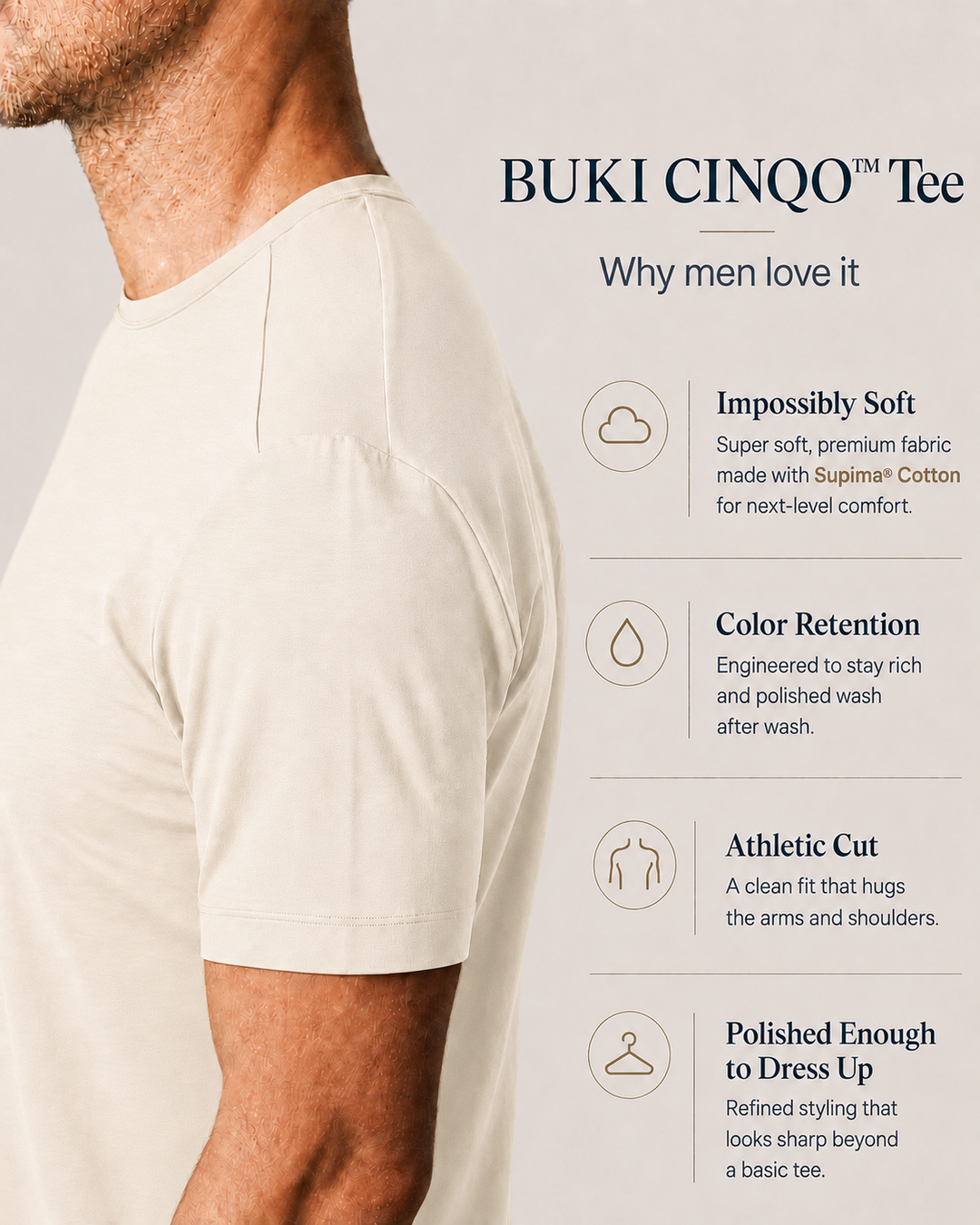Buki State of the Art Supima Tee - Maize