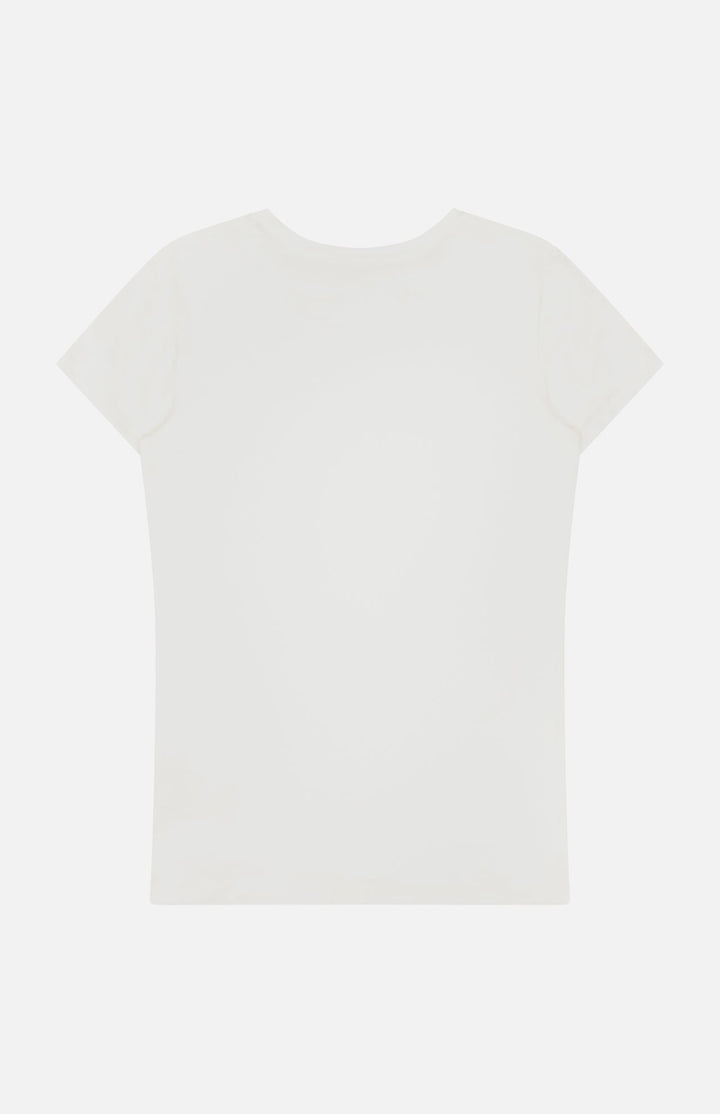 Soft Touch Short Sleeve Crewneck T-shirt - Cream