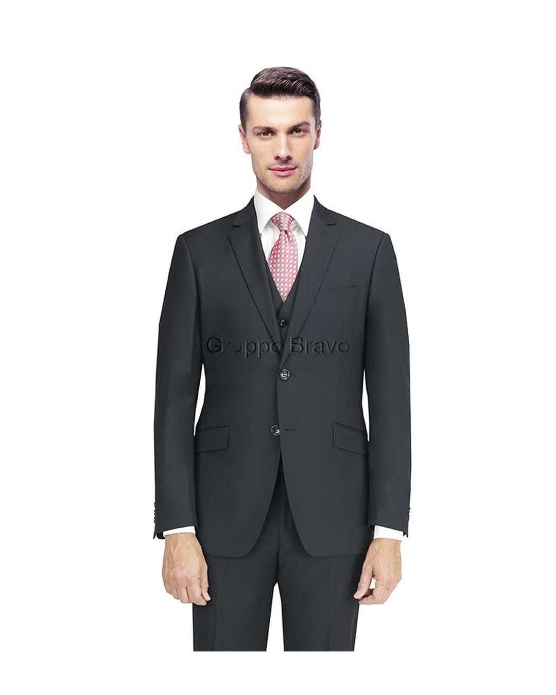 Mantoni Suit M40901-1 - Euro Slim with Vest
