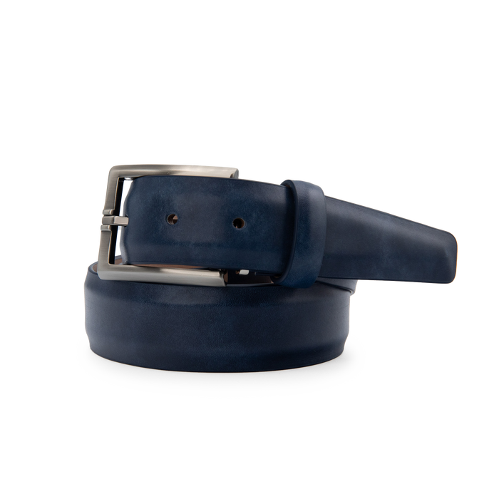 Italian Marbled Calf 35mm - Denim