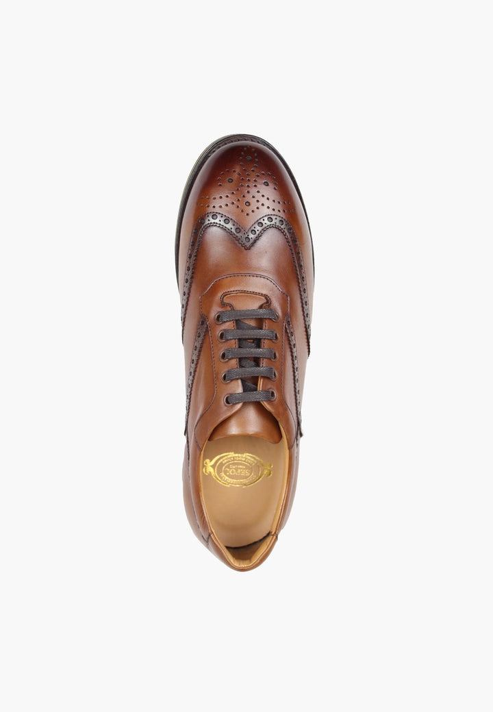 The Sepol Shoes Oxford Sneaker Cognac