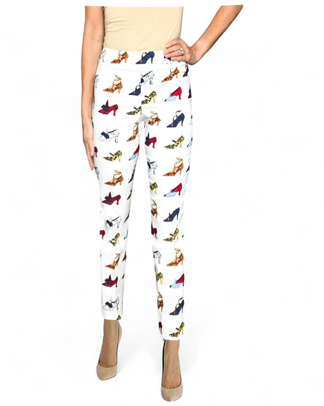 Krazy Larry P507 Pull-On Pant, Heels print