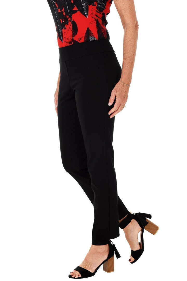 Pull-On Ankle Pant - BLACK