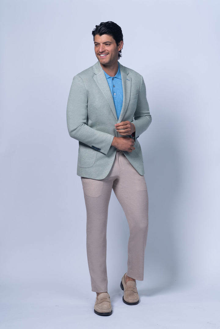 Brighton Green Jersey Stretch Knit