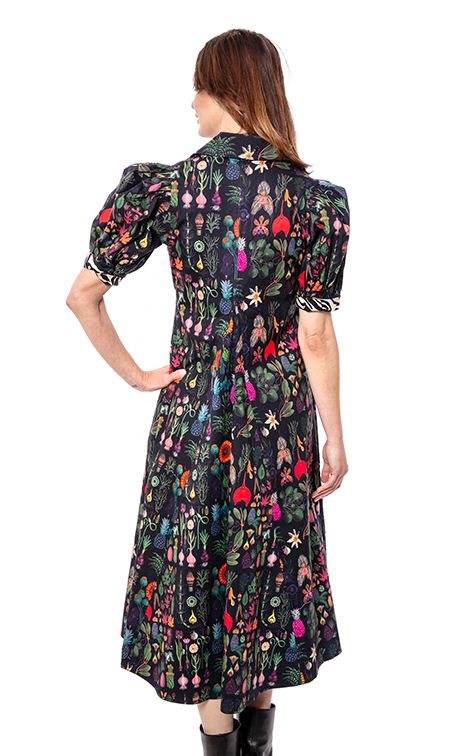 Montauk Dress Botanical Print