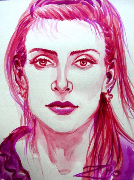 Suzanne Watercolor Portrait