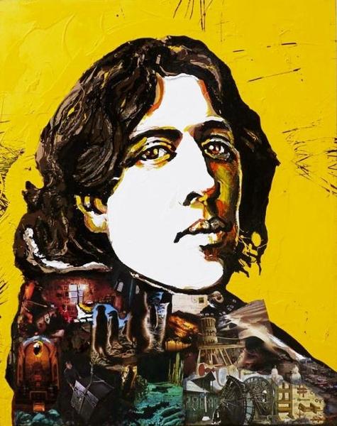 Oscar Wilde Collage Portrait