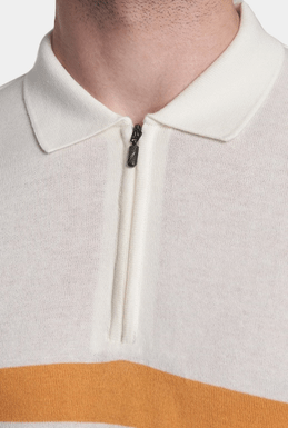 The Mercerized Cotton Polo (Sunset)