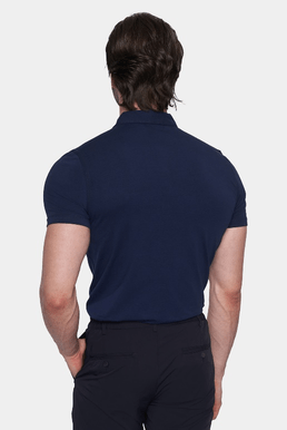 The Mercerized Cotton Polo (Navy)