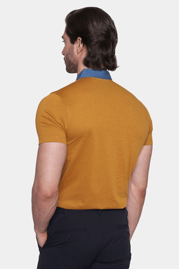 The Mercerized Cotton Polo (Gulf Orange)