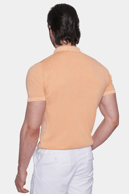 The Mercerized Cotton Polo (Creamsicle Orange)
