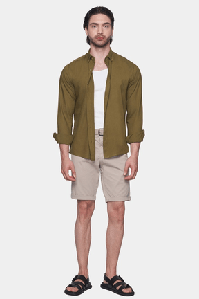 Premium Cotton Dress Shirt (Earth)