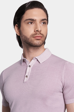 The Mercerized Cotton Polo (Lavender)