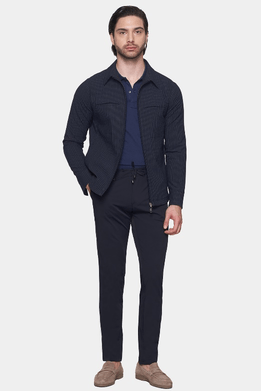 The Mercerized Cotton Polo (Deep Sea)