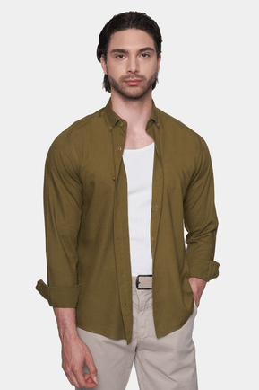 Premium Cotton Dress Shirt (Earth)