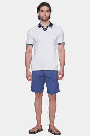 The Mercerized Cotton Open Polo (Monaco White)