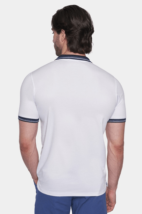 The Mercerized Cotton Open Polo (Monaco White)